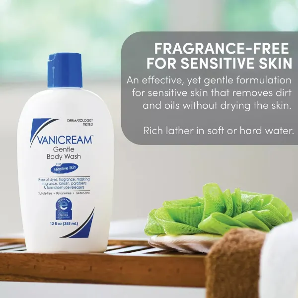 Vanicream – Gentle Body Wash – Unscented – (355 ml)